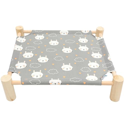 Toyvian Hölzernes Haustierbett Hängematte erzogen Katze hochbett drinnen erhöht katzenbett Haustier Katze Schlafnest Hundebett Kinderbett Katzenversorgung Haustierbettnest Toyvian Hölzernes Haustierbett Hängematte erzogen Katze hochbett drinnen erhöht katzenbett Haustier Katze Schlafnest Hundebett Kinderbett Katzenversorgung Haustierbettnest von Toyvian