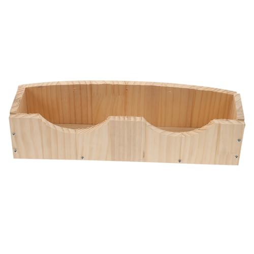 Toyvian Holz Futterspender für Kaninchen und Kleintiere Großer Hängender Heubecken Futtertrog mit Fixator Langlebiger Sauberer Heumanager für Meerschweinchen Hamster und Chinchillas Toyvian Holz Futterspender für Kaninchen und Kleintiere Großer Hängender Heubecken Futtertrog mit Fixator Langlebiger Sauberer Heumanager für Meerschweinchen Hamster und Chinchillas von Toyvian