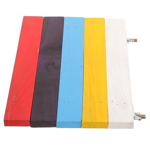 Toyvian Holz Hamster Plattform Kletterbrett Bunte Stabile Holzplattform für Kleine Haustiere Wie Hamster Meerschweinchen und Vögel Natürliche Holzleiter für Käfige Toyvian Holz Hamster Plattform Kletterbrett Bunte Stabile Holzplattform für Kleine Haustiere Wie Hamster Meerschweinchen und Vögel Natürliche Holzleiter für Käfige von Toyvian