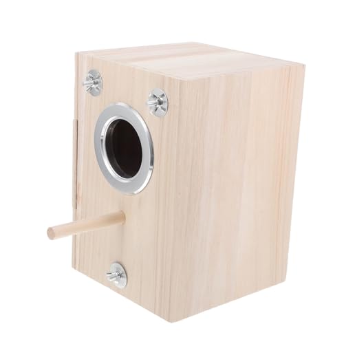 Toyvian Holz Vogel Nisthalter Vogelhaus Vogelbrutkasten Für Kleine Vögel Als Spiel Und Schlafplatz Vogelhalter Nisthilfe Für Garten von Toyvian