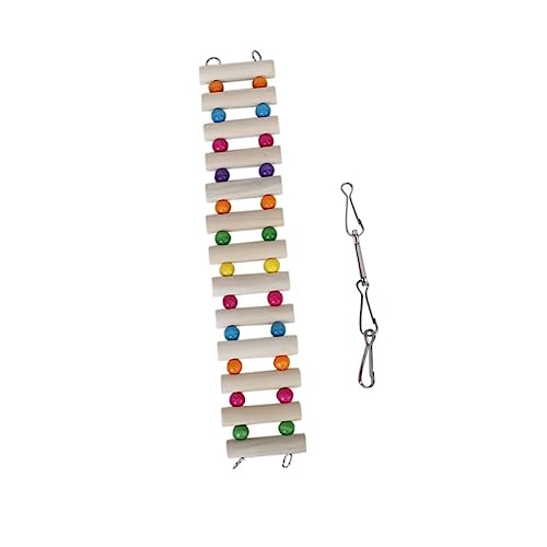 Toyvian Holz Spielzeugbrücke für Vögel Kletterleiter für Papageien Hamster und Kleine Tiere Installieren aus Natürlichem Holz für Käfige Toyvian Holz Spielzeugbrücke für Vögel Kletterleiter für Papageien Hamster und Kleine Tiere Installieren aus Natürlichem Holz für Käfige von Toyvian