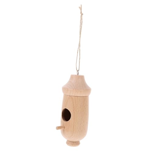 Toyvian Holz Vogelhaus für Hummeln Nistkasten für Hängend Natürliche Holzoptik für Garten Terrasse um Wildvögel Anzulocken Füttern Toyvian Holz Vogelhaus für Hummeln Nistkasten für Hängend Natürliche Holzoptik für Garten Terrasse um Wildvögel Anzulocken Füttern von Toyvian