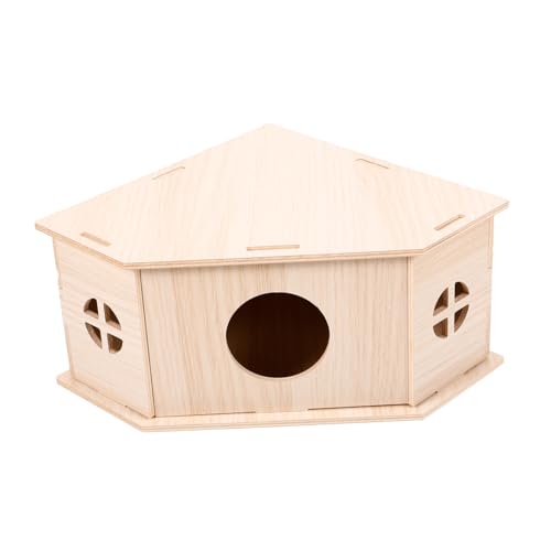 Toyvian Holzhaus Kleintier Versteck Dreieckig Nagerhaus Aus Holz Für Hamster Chinchilla Ratten Schlaf Und Spielhaus Robust Leicht Recycelbar Haustierversteck Toyvian Holzhaus Kleintier Versteck Dreieckig Nagerhaus Aus Holz Für Hamster Chinchilla Ratten Schlaf Und Spielhaus Robust Leicht Recycelbar Haustierversteck von Toyvian