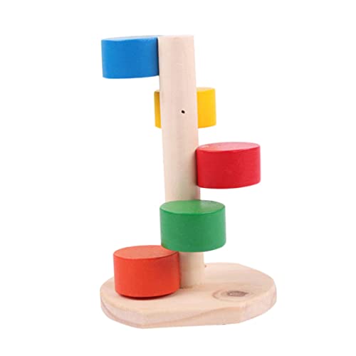 Toyvian Holzkletterleiter für Haustiere Lustiger Spielplatz und Ruheplatz für Hamster Ratten und Kleintiere Langlebig und Sicher zu Reinigen für Nageraktivitäten von Toyvian