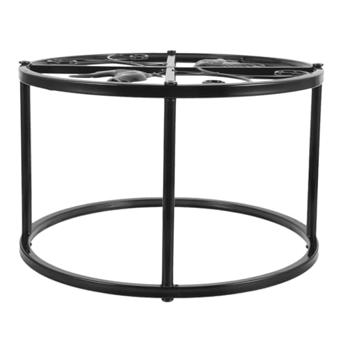 Toyvian Hühnerfutterhalter legehühner Chicken Feeder coope gluckenstall huhnerstall Henne Futterspender klein Küken füttern Bewässerungsständer Hühnerfutterständer Schmiedeeisen Black von Toyvian