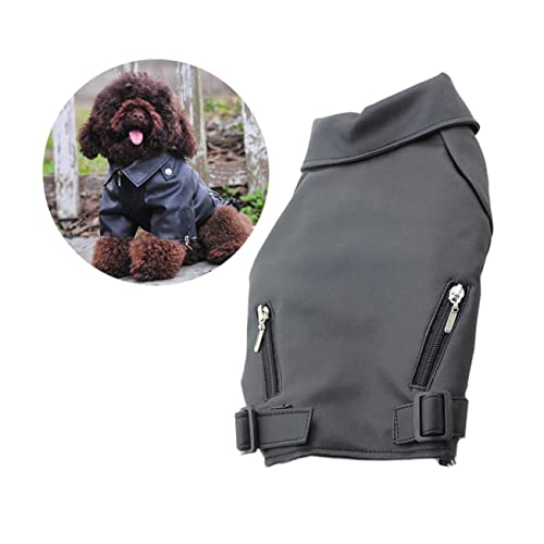 Toyvian Hund Wintermantel Hund Cool Kleidung Hundejacken Groß Hundemantel Mit Geschirr Haustier Weste Hundemäntel Für Kaltes Wetter Hundekostüme Warmer Hundemantel Hunde-Outfits Black von Toyvian