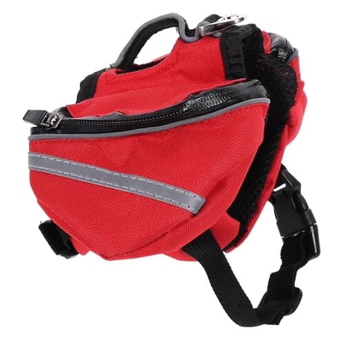 Toyvian Sportrucksack Für Hunde Zum Wandern Tragbar Und Atmungsaktiv Mit Leinenhaken Und Seitentaschen Für Snacks Und Wasser Für Reisen Und Camping Rot Xs Toyvian Sportrucksack Für Hunde Zum Wandern Tragbar Und Atmungsaktiv Mit Leinenhaken Und Seitentaschen Für Snacks Und Wasser Für Reisen Und Camping Rot Xs von Toyvian