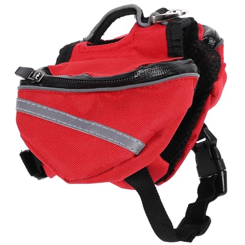 Toyvian Hunde Rucksack hundegeschirr wandern Hunderucksack zum Wandern Camping Rucksack für Hunde Wanderschack Kleiner Hundeträger Rucksack für Hundereisen Transportbox für Hunde Welpe rot Toyvian Hunde Rucksack hundegeschirr wandern Hunderucksack zum Wandern Camping Rucksack für Hunde Wanderschack Kleiner Hundeträger Rucksack für Hundereisen Transportbox für Hunde Welpe rot von Toyvian