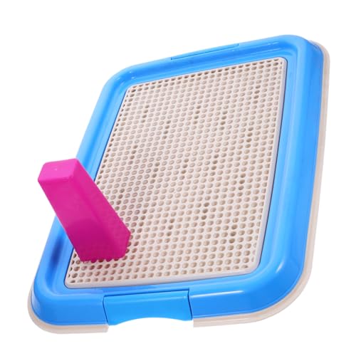Toyvian Hunde Toilette für Welpen Wasserdichter Trainingsunterlagen Indoor Hundetoilette mit Erhöhtem Geeignet für Wohnzimmer Park und Garten Langlebiges Material Einfache von Toyvian