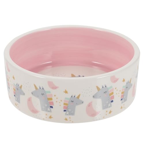 Toyvian Hundefutternapf Futternapf Für Haustiere Futterautomat Für Haustiere Nackenschutzschale Rutschfester Katzennapf Snackschale Für Katzen Haustiernapf Haustierbedarf Keramik Rosa von Toyvian