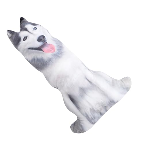 Toyvian Hundegewichtiger Kuscheltier Plüsch Welpenspielzeug Gefülltes Hundekissen Plüschtier Für Hunde Wurfspielzeug Für Kawaii Hundekissen 3D Pp Baumwolle Haushalt Gefülltes von Toyvian