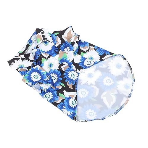 Toyvian Hundehemd Hawaii Shirt Hawaiian Shirt hundekleidung Haustierkleidung Hundeshirt Fotoshooting hundepulli die Bluse Sommerhemd für Haustiere Hundeshirt Bedrucken Welpenhemd Baumwolle von Toyvian