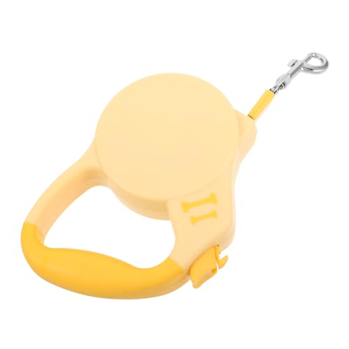 Toyvian Hundeleine Keine Gewirrhundleine Ausziehbare Leine Für Große Hunde Pet -teleskop -traktionsseil Ausziehbare Leine Für Kleine Hunde Hundetraktionsseil Zugseilgurte Kieselgel Yellow von Toyvian