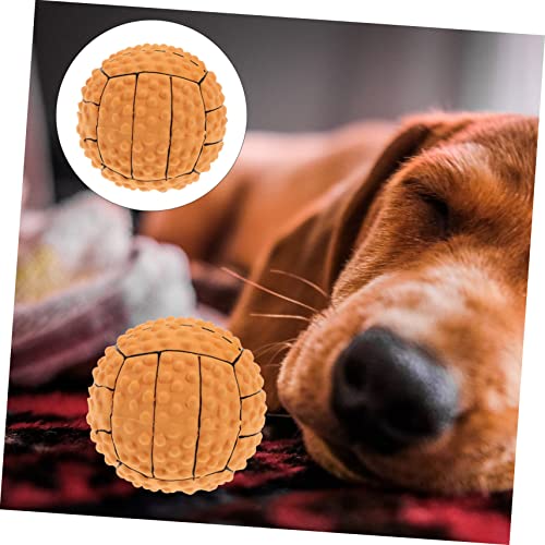 Toyvian Hundespielzeug Latex Quietschball Gelb Interaktives Kauspielzeug zur Zahnpflege für Welpen und Hunde Fördert Zahngesundheit und Spielerisches Kauen Toyvian Hundespielzeug Latex Quietschball Gelb Interaktives Kauspielzeug zur Zahnpflege für Welpen und Hunde Fördert Zahngesundheit und Spielerisches Kauen von Toyvian