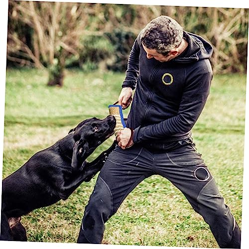Toyvian Hundetraining Beißkissen aus Jute Robustes Kauspielzeug mit Zwei Griffen Bissfestes Molaren zur Zahnpflege und Stressabbau für Hunde Toyvian Hundetraining Beißkissen aus Jute Robustes Kauspielzeug mit Zwei Griffen Bissfestes Molaren zur Zahnpflege und Stressabbau für Hunde von Toyvian