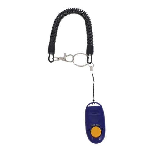 Toyvian Hundetrainings Clicker mit Handschlaufe Tragbar Mehrere Tonoptionen Verbessert Hörreaktion für Katzen und Pferde Effektives Verhaltenstraining für Haustiere von Toyvian