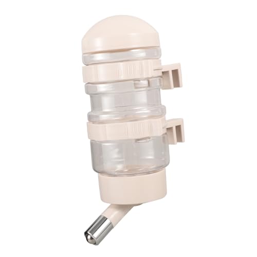 Toyvian Hundetrinkflasche Hängend mit Edelstahlventil Leckagefrei Einfach zu Reinigen Kompakter Katzen Welpen wasserspender für Käfige von Toyvian