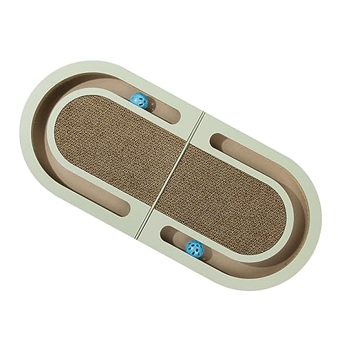 Toyvian Indoor Katzenkratzbrett Faltbar mit Ball Kratzmatte aus Kratzfreundliche Spielunterlage für Katzen Schützt Möbel und Fördert das Kratzen für Tierbedarf Toyvian Indoor Katzenkratzbrett Faltbar mit Ball Kratzmatte aus Kratzfreundliche Spielunterlage für Katzen Schützt Möbel und Fördert das Kratzen für Tierbedarf von Toyvian