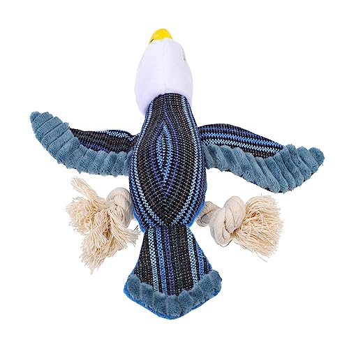 Toyvian Interactive Pet Molar Toy Squeaky Dog Chew Toy for Health Soft Plush Eagle Design for Puppies and Small Dogs Reduces and Boredom Toyvian Interactive Pet Molar Toy Squeaky Dog Chew Toy for Health Soft Plush Eagle Design for Puppies and Small Dogs Reduces and Boredom von Toyvian