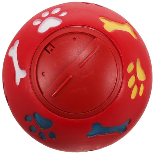 Toyvian Interaktiver Leckerli Ball für Hunde Großer Spielball aus Robustem Gummi Einstellbare Futterausgabe Trainingsspielzeug für Welpen Beißtfest Fördert Geistige Zufällige Farbe Toyvian Interaktiver Leckerli Ball für Hunde Großer Spielball aus Robustem Gummi Einstellbare Futterausgabe Trainingsspielzeug für Welpen Beißtfest Fördert Geistige Zufällige Farbe von Toyvian