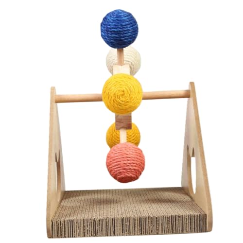 Toyvian Interaktives Katzenkratzspielzeug aus Holz im Ferris Wheel Stil Langlebiges Kratzbrett für Katzen mit Kratzball Fördert und Bewegung für Einzelkatzen oder Mehrere Toyvian Interaktives Katzenkratzspielzeug aus Holz im Ferris Wheel Stil Langlebiges Kratzbrett für Katzen mit Kratzball Fördert und Bewegung für Einzelkatzen oder Mehrere von Toyvian