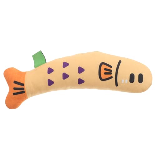 Toyvian Interaktives Katzenspielzeug Fischform mit Katzenminze Kauspielzeug für Indoor Katzen Vielseitiges Katzenspielzeug für Kätzchen zur Beschäftigung und Zahnpflege Gelb Toyvian Interaktives Katzenspielzeug Fischform mit Katzenminze Kauspielzeug für Indoor Katzen Vielseitiges Katzenspielzeug für Kätzchen zur Beschäftigung und Zahnpflege Gelb von Toyvian