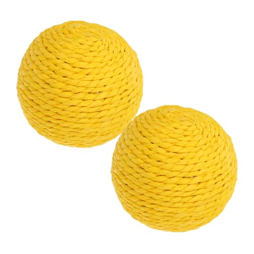 Toyvian Interaktives Katzenspielzeug Großer Sisalball für und Kauspielzeug für Katzen und Kätzchen Langlebig und Multifunktional Fördert Spiel und Beschäftigung Innenräumen Gelbe Farbe Toyvian Interaktives Katzenspielzeug Großer Sisalball für und Kauspielzeug für Katzen und Kätzchen Langlebig und Multifunktional Fördert Spiel und Beschäftigung Innenräumen Gelbe Farbe von Toyvian