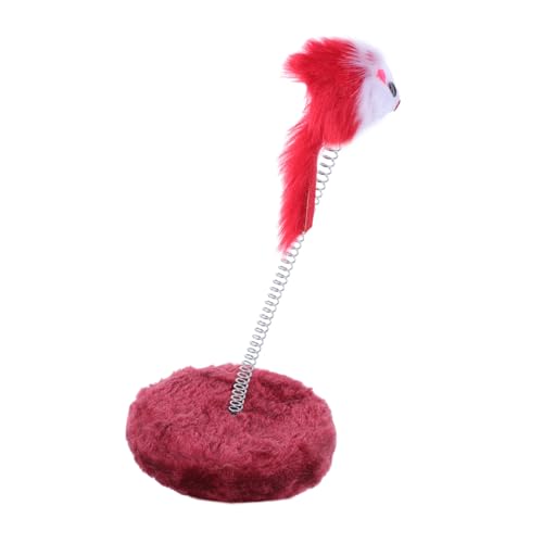 Toyvian Interaktives Katzenspielzeug Plüschmaus mit Indoor Beschäftigung für Katzen und Kätzchen Langlebig Federndes für Kontinuierlichen Spielspaß und Bewegung Zufällige Zufällige Farbe Toyvian Interaktives Katzenspielzeug Plüschmaus mit Indoor Beschäftigung für Katzen und Kätzchen Langlebig Federndes für Kontinuierlichen Spielspaß und Bewegung Zufällige Zufällige Farbe von Toyvian