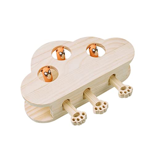 Toyvian - Interaktives Katzenspielzeug drinnen Katzenfangspielzeug Haustier Katzenspielzeug Mäuse Katze Hölzern Toyvian - Interaktives Katzenspielzeug drinnen Katzenfangspielzeug Haustier Katzenspielzeug Mäuse Katze Hölzern von Toyvian