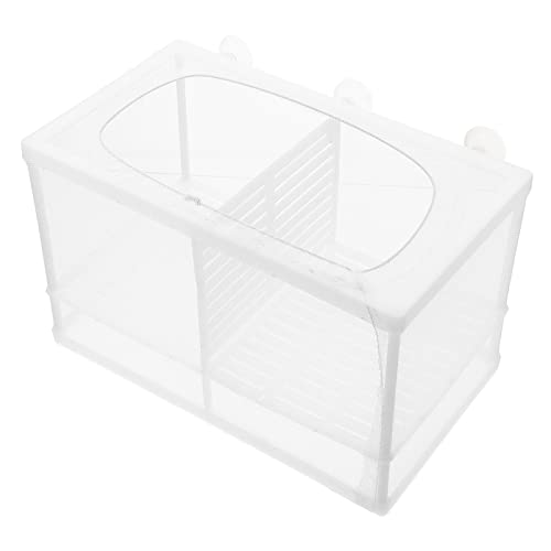 Toyvian Isolation Mesh Box für Fischzucht Saugnapf Design Brutkasten für Jungfische und Isolation von Kranken Fischen für Aquarien und Aufzuchtbecken Farbe von Toyvian