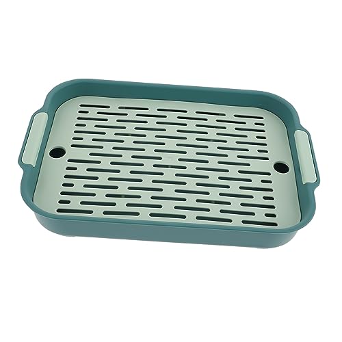 Toyvian Käfig Box Rechteckige Hamster Toilette für Kleintiere zu Reinigen für Meerschweinchen Chinchillas und Hasen Platzsparendes Design Sanftem Toyvian Käfig Box Rechteckige Hamster Toilette für Kleintiere zu Reinigen für Meerschweinchen Chinchillas und Hasen Platzsparendes Design Sanftem von Toyvian