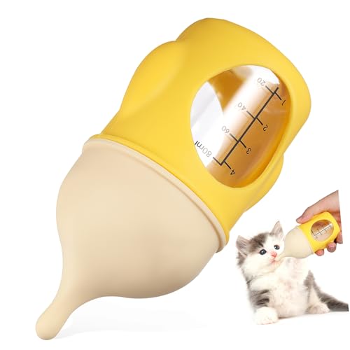 Toyvian Kätzchenflasche Ergonomische Fütterungsflasche Mit Ventil Für Neugeborene Welpen Und Kätzchen Sicher Und Handhabung Für Fütterung Von Haustieren von Toyvian