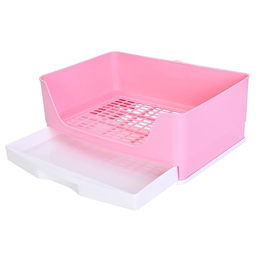 Toyvian Kasten Kaninchentoilette Drinnen Saugfähig Liner Wurf Hase Für Mülleimer Haustiere Meerschweinchen Haustierstreubecken Haustier-trainingstöpfchen Frettchen -Toilette Rosa Plastik Toyvian Kasten Kaninchentoilette Drinnen Saugfähig Liner Wurf Hase Für Mülleimer Haustiere Meerschweinchen Haustierstreubecken Haustier-trainingstöpfchen Frettchen -Toilette Rosa Plastik von Toyvian