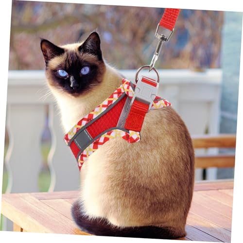 Toyvian Katzen Geschirr XXS Ausbruchsicheres Reflektierendes Kitten Geschirr mit Leine Leichtes Haustier Laufgeschirr für Kleine Katzen und Kätzchen Einfach Anzulegen und Bequem Toyvian Katzen Geschirr XXS Ausbruchsicheres Reflektierendes Kitten Geschirr mit Leine Leichtes Haustier Laufgeschirr für Kleine Katzen und Kätzchen Einfach Anzulegen und Bequem von Toyvian