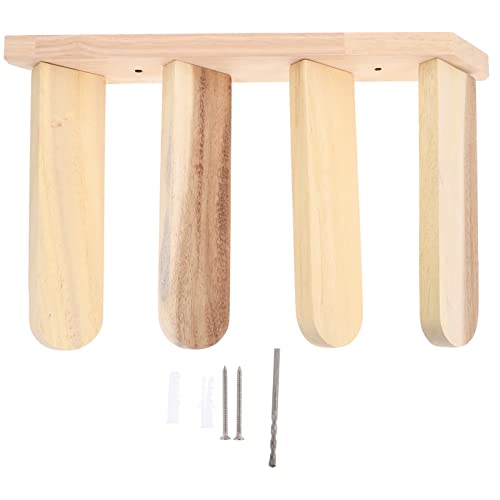 Toyvian Katzen Kletterwand aus Massivem Holz Wandmontierte Katzentreppe für Katzenmöbel Langlebig und rutschfest Einfacher Aufbau Platzsparendes Design für Katzen Toyvian Katzen Kletterwand aus Massivem Holz Wandmontierte Katzentreppe für Katzenmöbel Langlebig und rutschfest Einfacher Aufbau Platzsparendes Design für Katzen von Toyvian