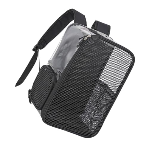 Toyvian Katzen Rucksack Tragetasche Transparente Haustierträger für Kleine Atmungsaktiv für Reisen und Einkaufen Toyvian Katzen Rucksack Tragetasche Transparente Haustierträger für Kleine Atmungsaktiv für Reisen und Einkaufen von Toyvian