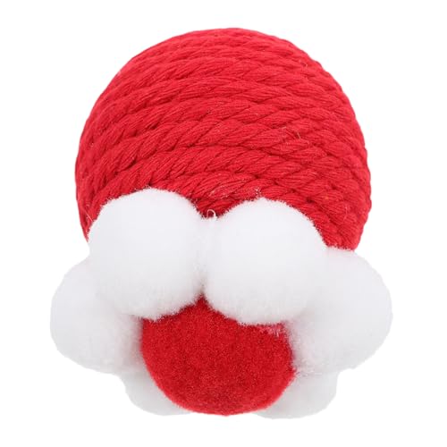 Toyvian Katzen Sisalball Mit Sound Interaktives Katzenspielzeug Aus Sisalseil Gewebtes Für Kätzchen Fördert Die Mundgesundheit Und Unterhaltung Für Kleine Haustiere Rot Toyvian Katzen Sisalball Mit Sound Interaktives Katzenspielzeug Aus Sisalseil Gewebtes Für Kätzchen Fördert Die Mundgesundheit Und Unterhaltung Für Kleine Haustiere Rot von Toyvian