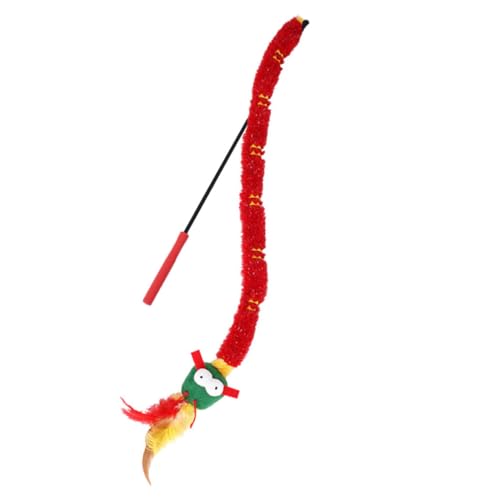 Toyvian Katzenspielzeug Für Hauskatzen Katzenangel Mit Schwinge Katzenschnur Kätzchen-zauberstab-Spielzeug Interaktives Katzenspielzeug Aus Pp-Material Für Sicheres Spielen von Toyvian