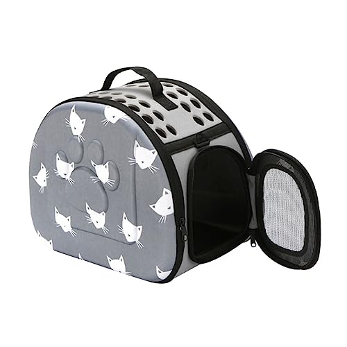 Toyvian Katzen Tragetasche Faltbarer Katzentransport Rucksack Atmungsaktive Haustier Tragetasche für Outdoor Aktivitäten Tragbares Design mit Schultergurt für Stabilität Toyvian Katzen Tragetasche Faltbarer Katzentransport Rucksack Atmungsaktive Haustier Tragetasche für Outdoor Aktivitäten Tragbares Design mit Schultergurt für Stabilität von Toyvian