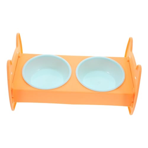Toyvian Futternäpfe Für Katzen Und Hunde Edelstahl 2-teiliges Set Hundenäpfe Ohne Boden Für Den Innen- Und Außenbereich von Toyvian