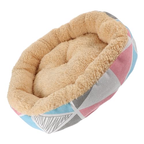 Toyvian Katzenbetthundbett Haustierbetten Für Katzen Gemütliches Hundebett Haustierschlafbett Mittel Klein Plüschkatzenbett Runden Haustiere Warm Drinnen Form Haustiersofa Bett Stoff Toyvian Katzenbetthundbett Haustierbetten Für Katzen Gemütliches Hundebett Haustierschlafbett Mittel Klein Plüschkatzenbett Runden Haustiere Warm Drinnen Form Haustiersofa Bett Stoff von Toyvian