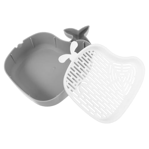 Toyvian Katzengras Hydrokultur Pflanzbox aus Erdlose Pflanzbox für Katzen Praktische Katzengrasbox mit Wasseraufnahme Pflegeleichtes Design für Optimales Wachstum von Toyvian