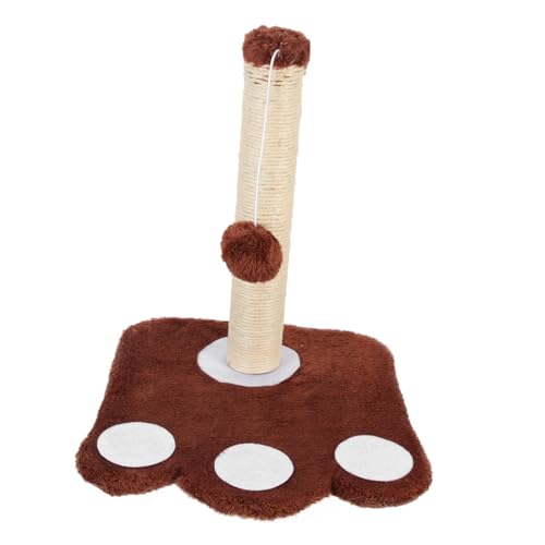 Toyvian Katzenklettergerüst Katzenstreu drinnen Klaue Post kratzen aus süßer Katzenkratzer Katzenkratzbäume für Wohnungskatzen Wiederverwendbarer Katzenkratzer Kratzbaum Katze Fussel Braun Toyvian Katzenklettergerüst Katzenstreu drinnen Klaue Post kratzen aus süßer Katzenkratzer Katzenkratzbäume für Wohnungskatzen Wiederverwendbarer Katzenkratzer Kratzbaum Katze Fussel Braun von Toyvian