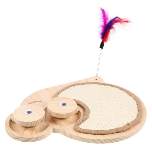Toyvian Katzenkratzbaum Aus Sisal Katzenspielzeug Katzenspinnerspielzeug Katzenaktivitätsspielzeug Katzen-Plattenspieler Sisalspielzeug Für Katzen Katzenkratzbrett Aus Sisal Holz Toyvian Katzenkratzbaum Aus Sisal Katzenspielzeug Katzenspinnerspielzeug Katzenaktivitätsspielzeug Katzen-Plattenspieler Sisalspielzeug Für Katzen Katzenkratzbrett Aus Sisal Holz von Toyvian