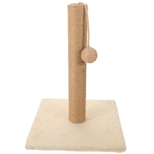 Toyvian Katzenkratzbaum Mit Kletterstange Interaktives Für Katzen Kratzmatte Für Drinnen Sicheres Und Langlebiges Kratzmöbel Für Kätzchen Und Katzenliebhaber von Toyvian