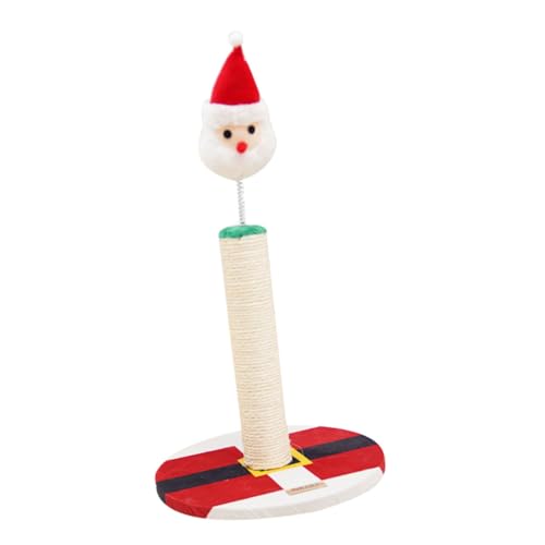 Toyvian Katzenkratzbaum Weihnachtsmann Vertikaler Kratzposten für Katzen und Platzsparend für Indoor Nutzung Katzenliebhaber Toyvian Katzenkratzbaum Weihnachtsmann Vertikaler Kratzposten für Katzen und Platzsparend für Indoor Nutzung Katzenliebhaber von Toyvian