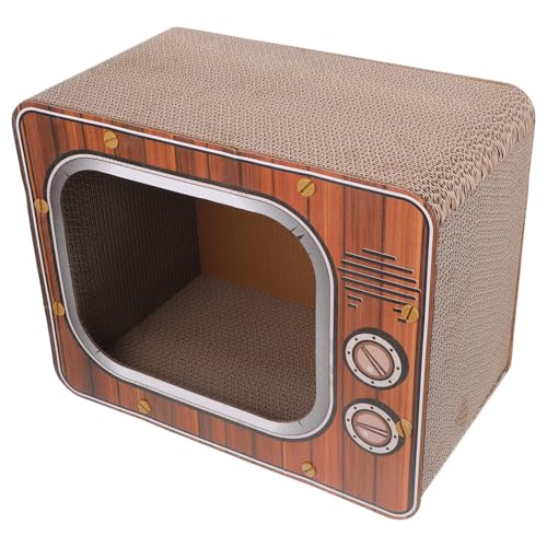 Toyvian Katzenkratzbox Aus Pappe, Katzenbett, Katzenkratzhaus Aus Pappe, Quadratischer Katzenwürfel, Spielplatz Für Katzenmöbel Im Innenbereich Toyvian Katzenkratzbox Aus Pappe, Katzenbett, Katzenkratzhaus Aus Pappe, Quadratischer Katzenwürfel, Spielplatz Für Katzenmöbel Im Innenbereich von Toyvian