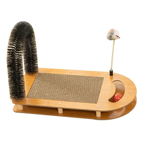 Toyvian Katzenkratzbrett Indoor Pad Fellpflege Krallenkratzer Kleine Kätzchen Katzen Wiederverwendbares Kratzbrett Haushaltskratzbrett Praktisches Kratzbrett Aus Wellpappe von Toyvian