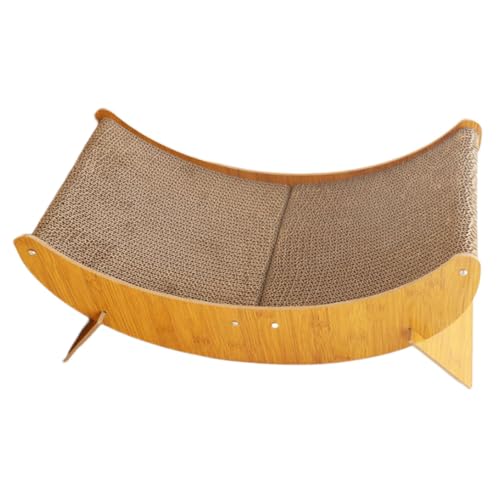 Toyvian Katzenkratzbrett Katzenstreu Kratzen Katzenkratzer Drinnen Groß Kätzchen Kratzbrett Kratzunterlage Für Katzen Planke Krallenbrett Für Katzen Kratzbaum Für Katzenhäuser Wellpapier von Toyvian