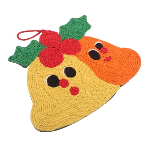 Toyvian Kratzmatte Für Katzen Wandhängendes Kratzbrett Glockenförmiger Teppich Kratzunterlage Für Haustiere Mit Seil Zum Aufhängen Für Boden Und Wand Horizontal Und Vertikal von Toyvian